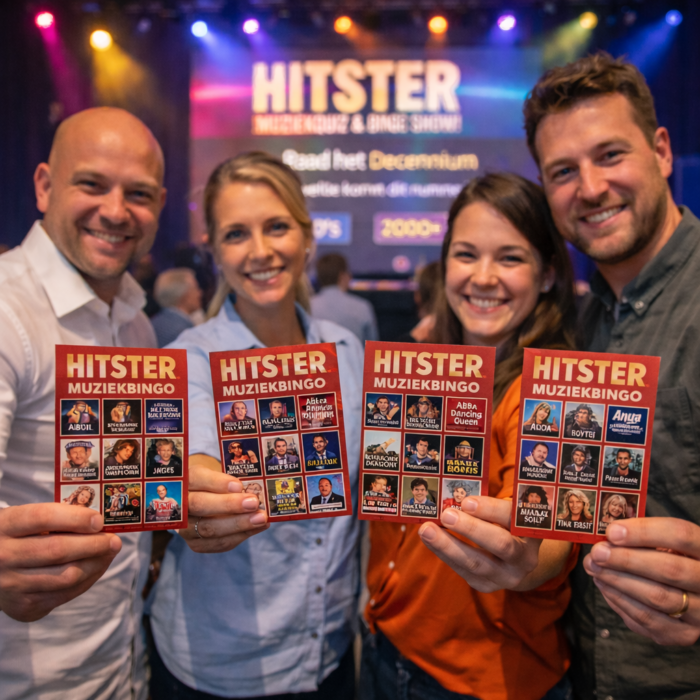 Hitster Bingo op locatie – Het muzikale evenement voor elk bedrijfsfeest