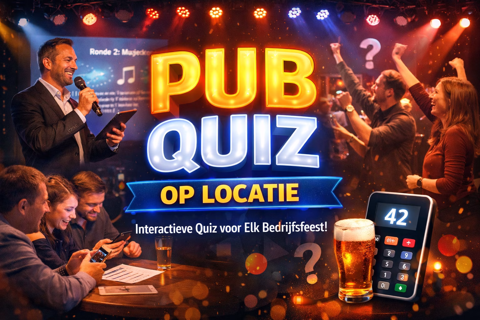 Een gezellige pubquiz op locatie