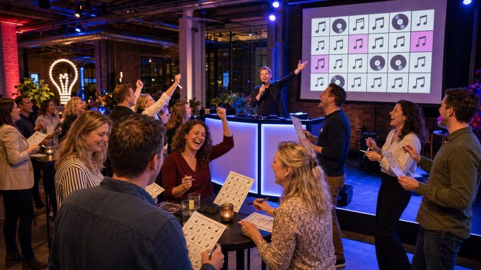Muziekbingo met de juiste sfeer