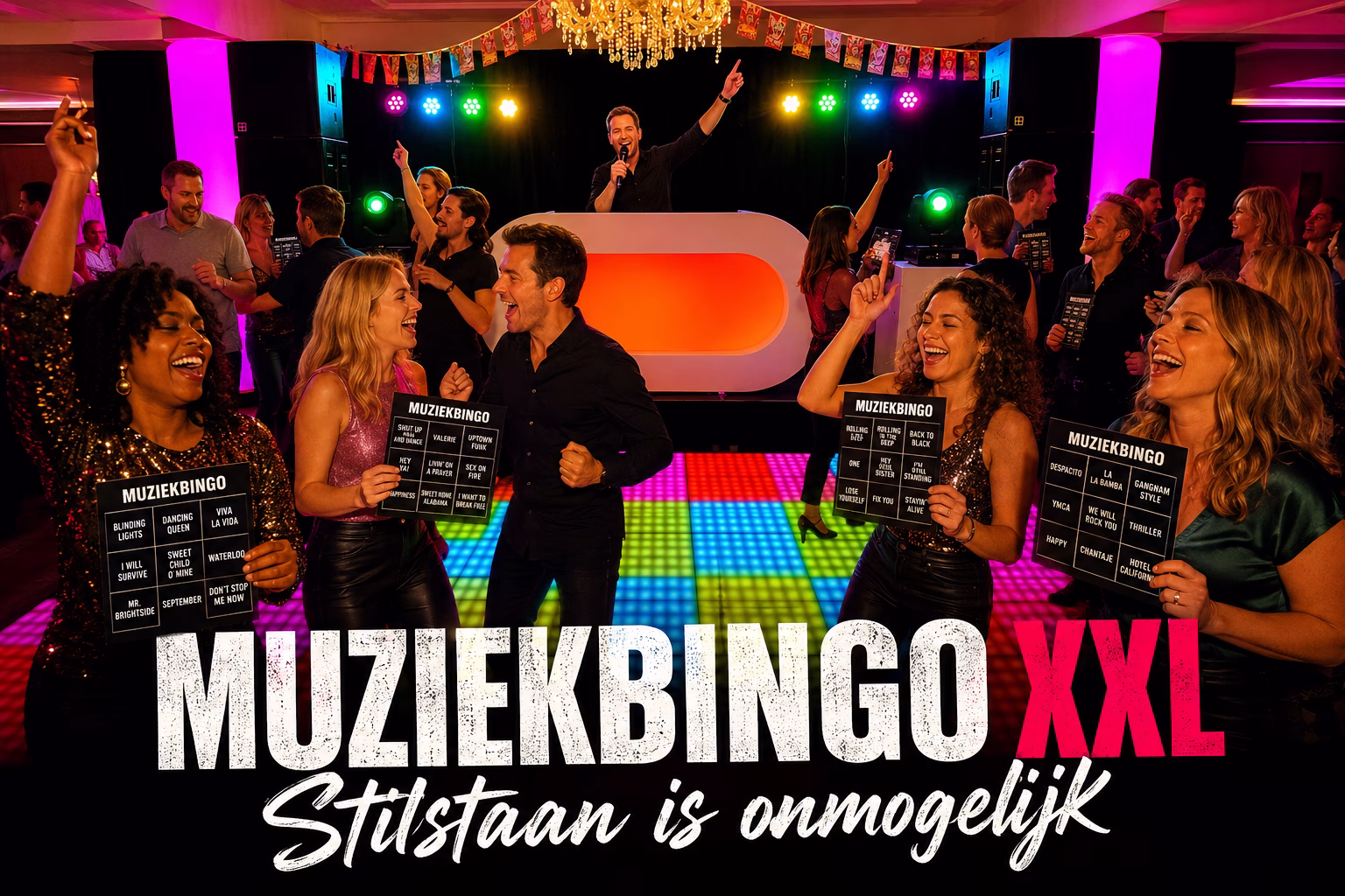Een lux muziekbingo voor grote evenmenten